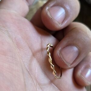 14k Dainty Stackable ring - size 10
